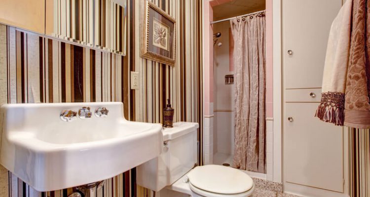 badkamer behang