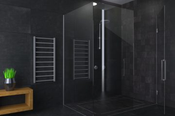 glazen douchewand monteren