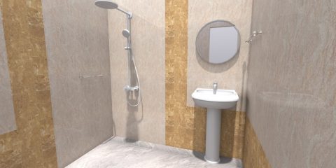 3d ontwerp badkamer