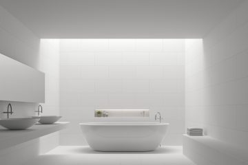 lichtkoepel in de badkamer
