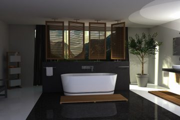 badkamer industriële look