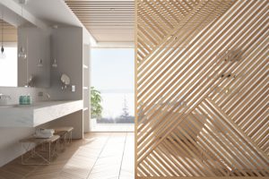 steigehout badkamer