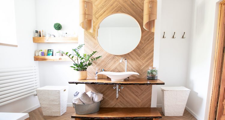 Een natuurlijke badkamer