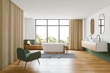 Groen in de badkamer