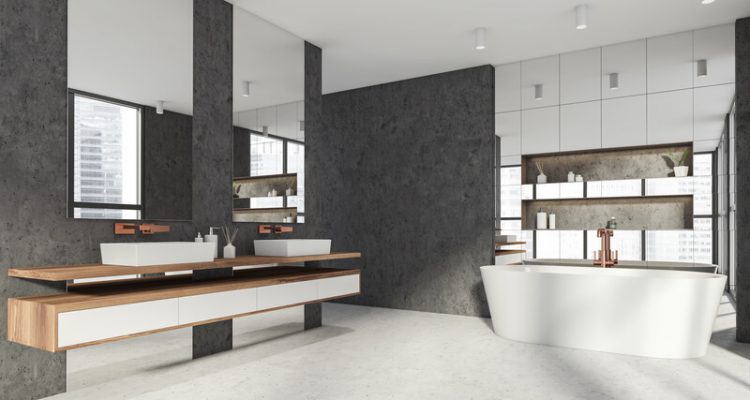 badkamervloer beton