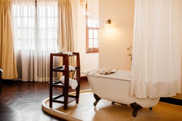 een vintage badkamer