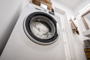 wasmachine in kleine badkamer