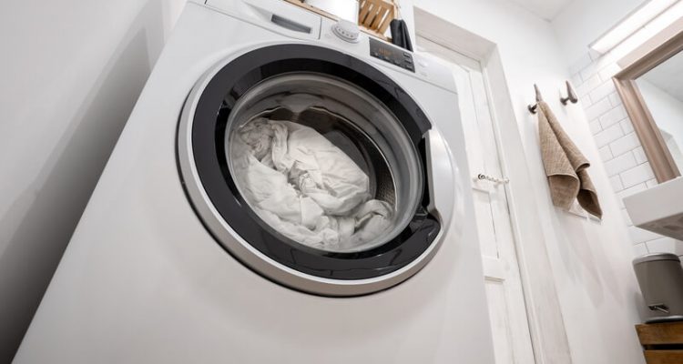 wasmachine in kleine badkamer